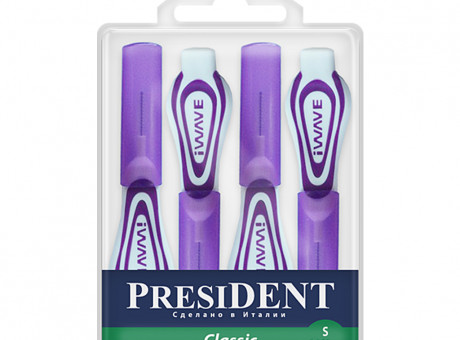 Межзубные ершики S 0.30мм (4 шт.) (PresiDENT)